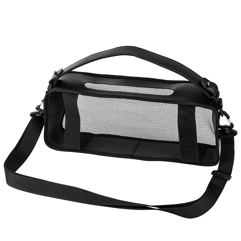 TXESIGN For Doss SoundBox XL Carrying Bag Speaker PU+Nylon Crossbody Bag with Shoulder Strap TXESIGN For Doss SoundBox XL Carrying Bag Speaker PU+Nylon Crossbody Bag with Shoulder Strap